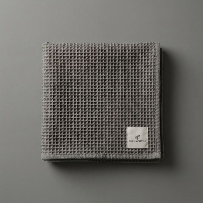 Sauna Waffle Towel - 100% Cotton - The 90 Lifestyle
